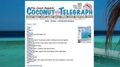 <a href="https://theconchtelegraph.com/" target="_blank" rel="noopener"><strong>Web site</strong></a>