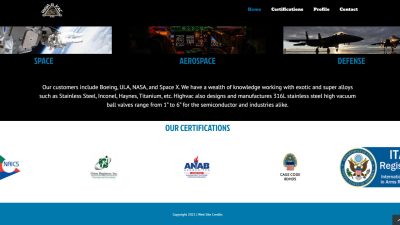 <a href="https://www.highvac-aerospace.com/" target="_blank" rel="noopener"><strong>Web site</strong></a>