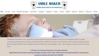 <a href="https://www.mobilesmilemaker.org/" target="_blank" rel="noopener"><strong>Web site</strong></a> Smile Maker web site