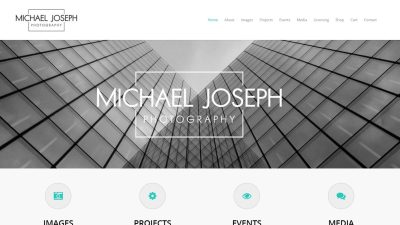 Fine art photography website design by Omar Perez web designer Florida