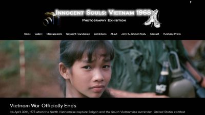 <a href="http://innocentsoulsvietnam.org/" target="_blank" rel="noopener"><strong>Web site</strong></a> Innocent Souls 1968 Vietnam Photos Website
